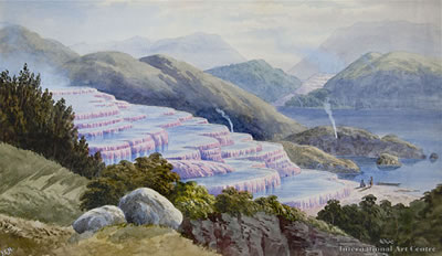 John Barr Clarke Hoyte : Pink Terraces, Rotomahana