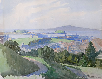 Ella Spicer : Auckland from Mt Eden