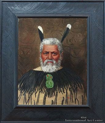 Joseph Gaut : Portrait of a Maori (Man) - Hawkes Bay, 1885