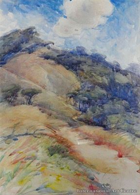 Mabel M Hill : Untitled (Hillside)