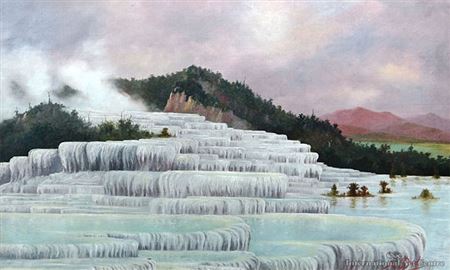 George E Pruden : White Terraces