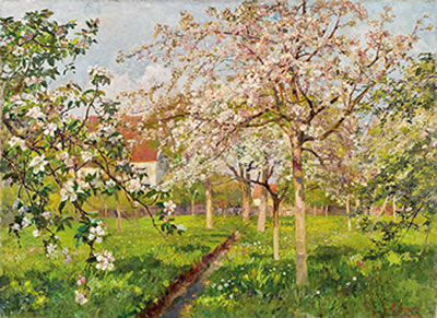 Marie Egner : Apple and cherry blossom