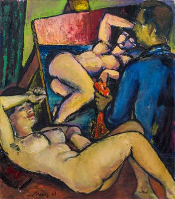 Helmut Arnez : Painter and model II