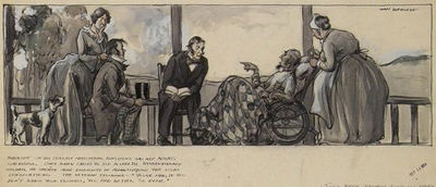 George Van Werveke : Ralph Waldo Emerson visits an ailing Revolutionary soldier