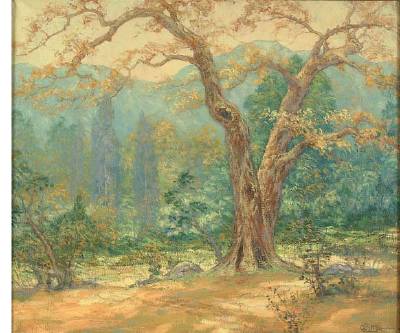 Alvin Stupe : California Landscape with Sycamore