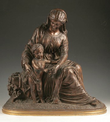 Alfred Louis Habert : The Virgin and Child