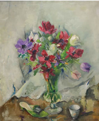 Helen M Woodward : Floral Still Life