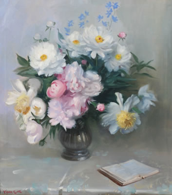 Marie Goth : Floral Still Life: 'Peonies'