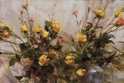 Richard Schmid : Yellow Roses