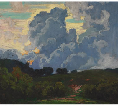 Herbert Sidney Palmer : CUMULOUS CLOUDS, HUMBER VALLEY