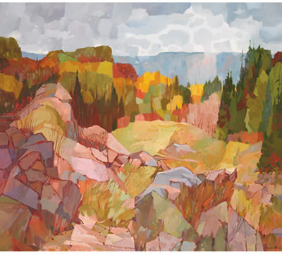 Donald Mackay Houstoun : OCTOBER, MADAWASKA MEADOW