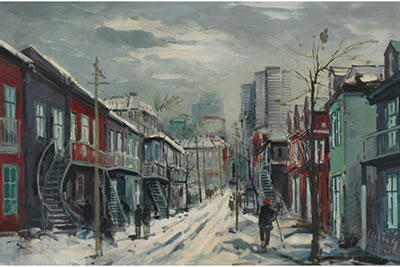 Gordon Marich : MONTREAL STREET SCENE