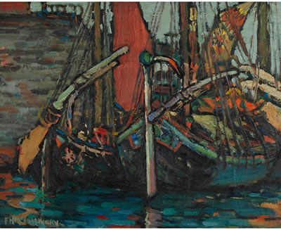 Florence Helena McGillivray : BOATS, VENICE