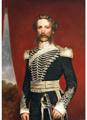 George Theodore Berthon : PORTRAIT OF LIEUTENANT COLONEL GEORGE TAYLOR DENISON II