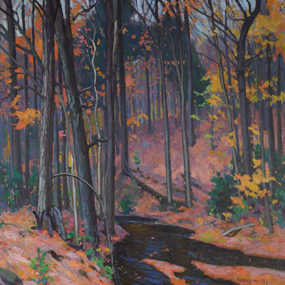 Frederick Haines : AUTUMN WOODS