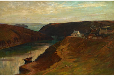 Joseph-Charles Franchere : SAGUENAY LANDSCAPE