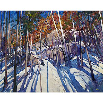 Philip Craig : WINTER FOREST SCENE