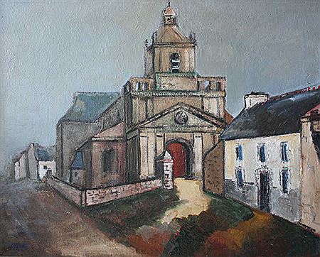 Jacques Cortellari : 'Eglise de Laz, Finistère'