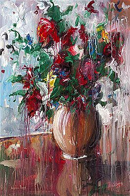 Angelina Raspel : VASE OF FLOWERS