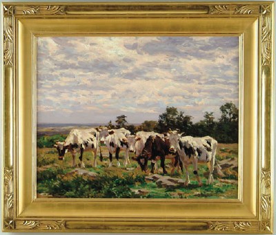 Thomas Allen : Cows in a Summer Landscape