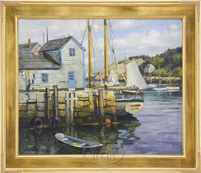 Kenneth Knowles : AFTERNOON DORY ROCKPORT, MASS