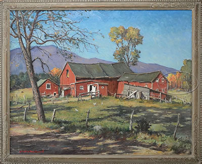 Stanley Wingate Woodward : OLD RED BARN