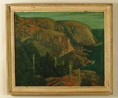 Emil Holzhauer : View of Monhegan Island