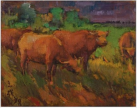 Yu Cheng Huang : Water Buffalo 1999