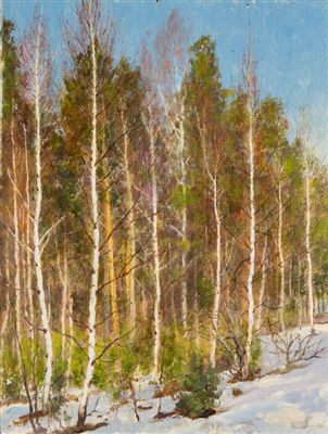 Vasily Osipovich Kirikov : March. Spring