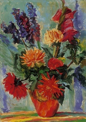 Frigyes Frank : Still life of flowers