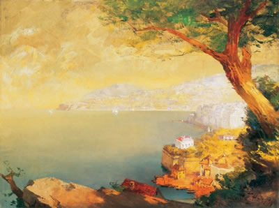 Gyula Hary : The Bay of Sorrento