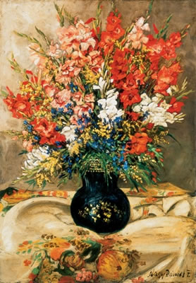 Daniel Ferenc Nagy : Still-Life of Flowers