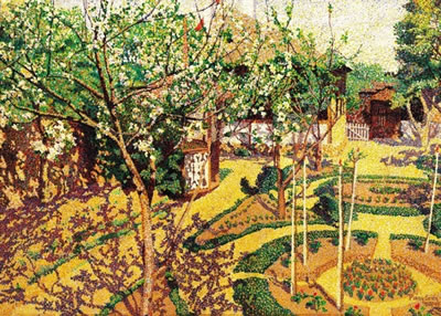 Ervin Planyi : Spring garden, 1907-09