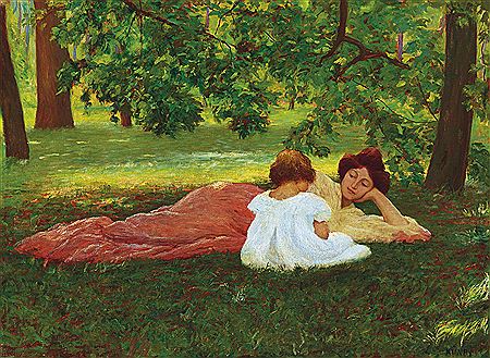 Lajos Kunffy : In the Park (Idyll)