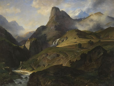 Friedrich Preller II : Pieve di Cadore