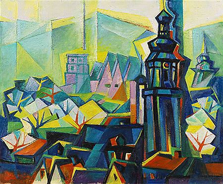 Joseph Friedrich Gustav Binder : Heidelberg (Kirche), 1935