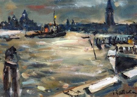 Eric Battista : VENICE AT NIGHT C1987