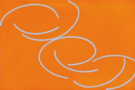 June Harwood :  Blue Orange (from Loop Series)