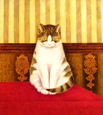 Salomon Meijer : CAT ON BED