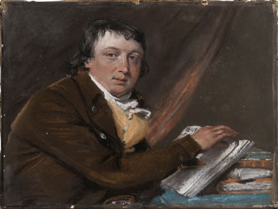 John Raphael Smith : PORTRAIT OF THE ENTOMOLOGIST AND BOTANIST, WILLIAM CURTIS (1746-1799)