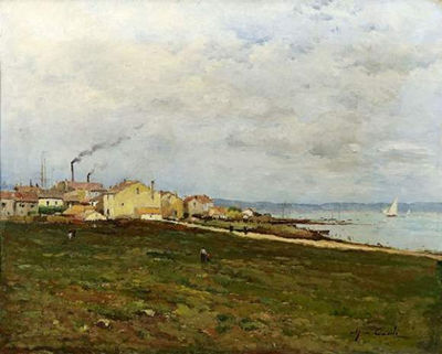 Alfred Casile : Vue de l'Estaque