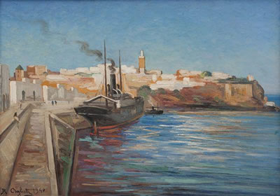 Romeo Aglietti : Vue de Rabat