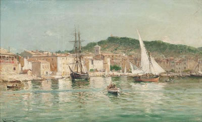 Luc Raphael Ponson : Le port de Cassis