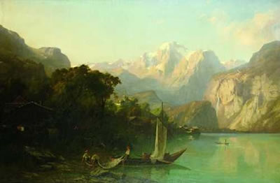 Franz Adolf Christian Muller : BLICK AUF DEN VIERWALDSTÄTTER SEE