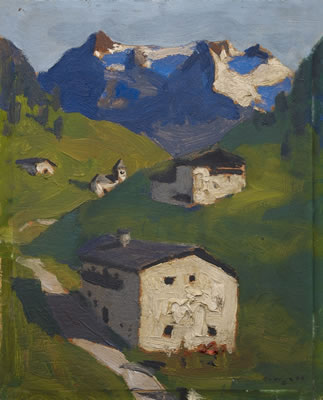 Eberhard Viegener : FRÜHLING IM TIROL (SPRING IN TIROL)