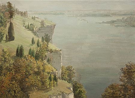 Frederick Sylvester : Bluffs along the Mississippi River