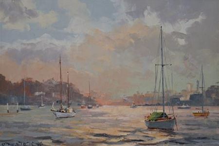 Otto Kuster : Morning on Sydney Harbour 1976