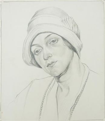 Betty Solomons : Collection of (24) drawings of an - Unidentified Female