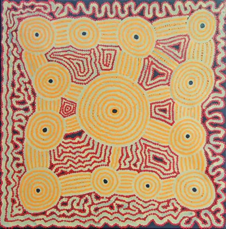 Barney Campbell Tjakamarra : From Auction Records