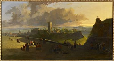 William Gavin Herdman : STIRLING FROM THE CASTLE RAMPARTS